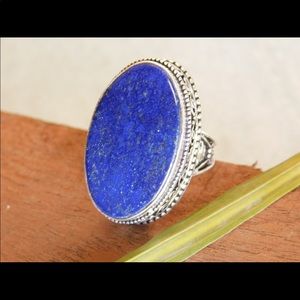 Sterling Silver 925 Lapis Lazuli Ring